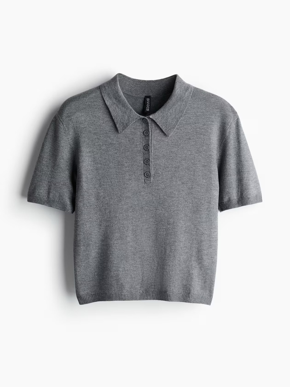 H&M Fine-knit Polo Shirt